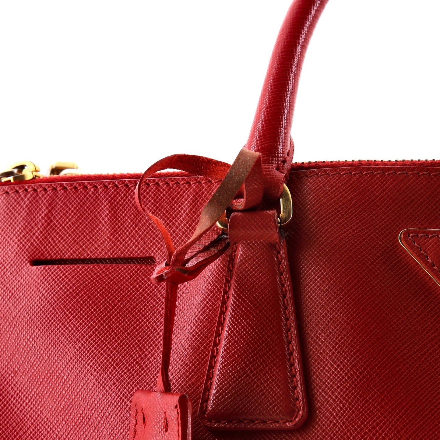 プラダ ダブルジップ リュクス トートバッグ サフィアーノレザー ラージ