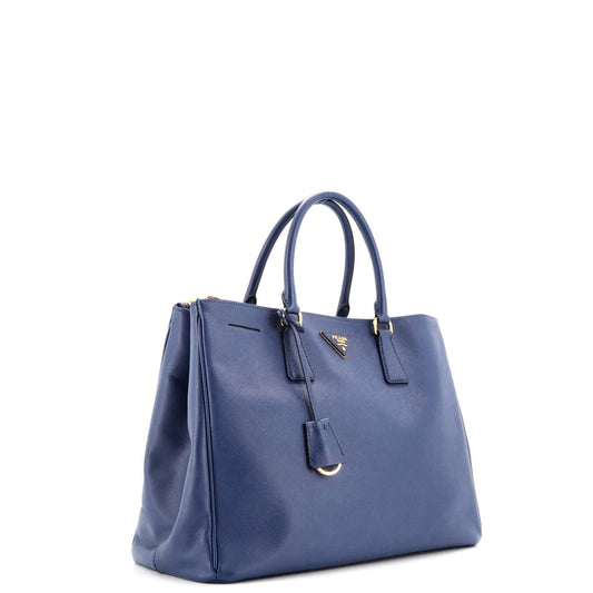 Prada Double Zip Lux Tote Saffiano Leather Large