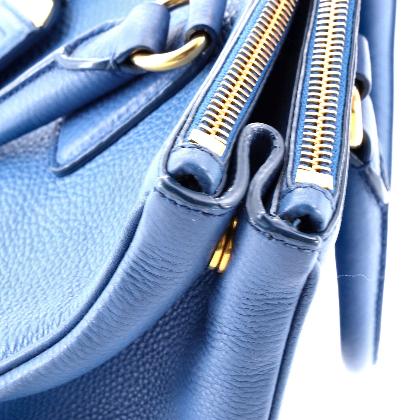 プラダ ダブル ジップ コンバーチブル トート ヴィッテロ ダイノ L