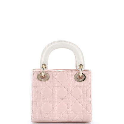 クリスチャン・ディオール レディ・ディオール チェーンバッグ カナージュ キルト ラムスキン ミニ