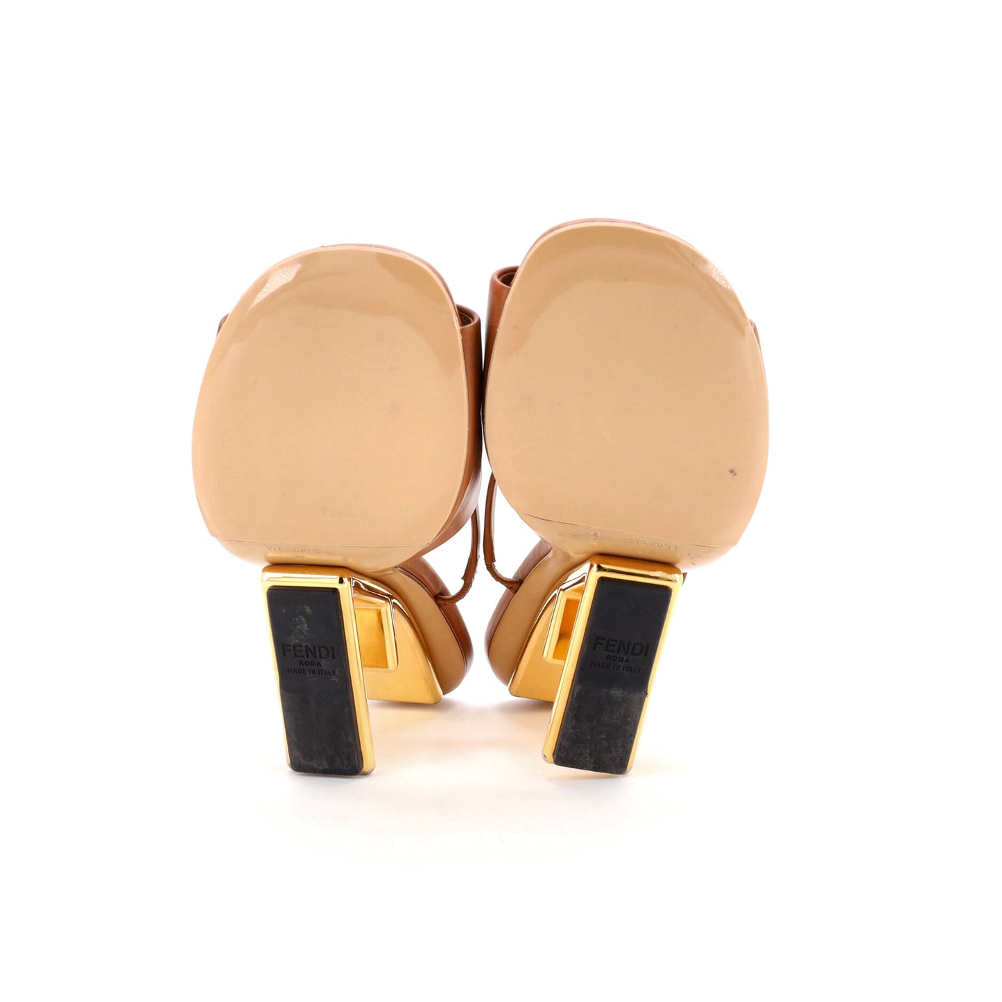 フェンディ レディース ファーストヒール サンダル レザー