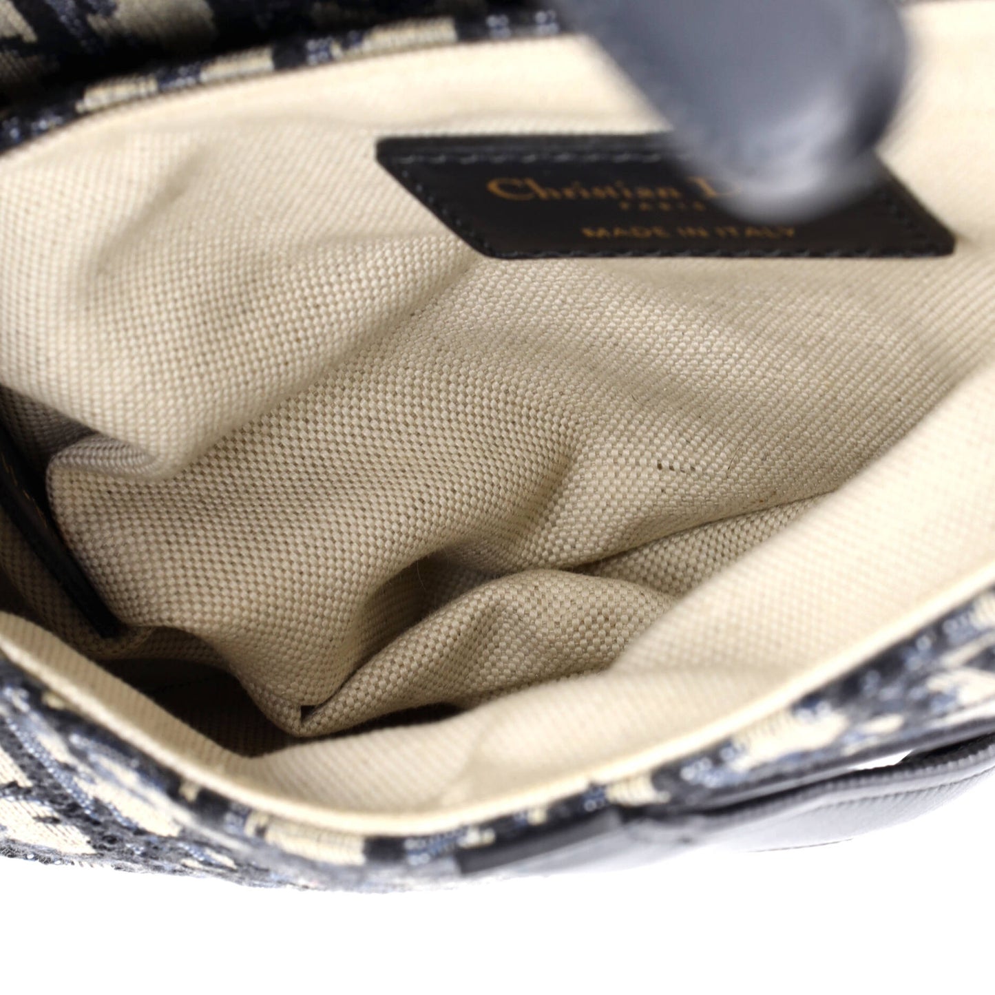 クリスチャン・ディオール サドルハンドバッグ オブリーク キャンバス ミニ