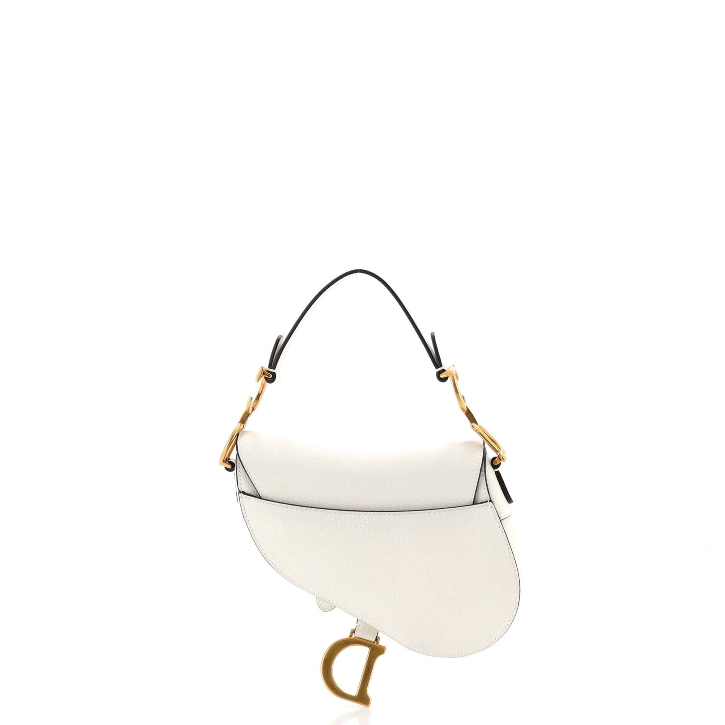 クリスチャン・ディオール サドル ハンドバッグ レザー ミニ