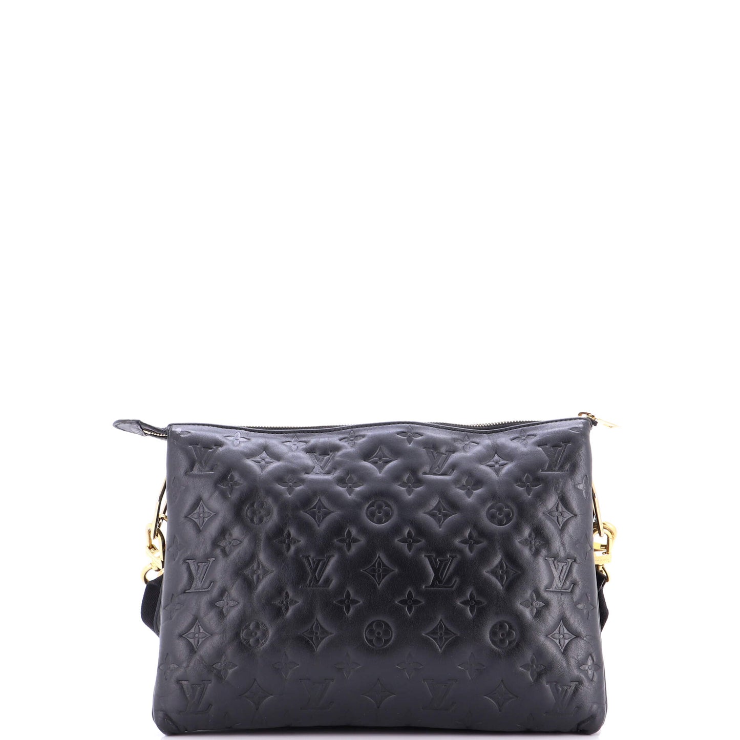 ルイ・ヴィトン クッションバッグ モノグラム エンボス加工 ラムスキン MM