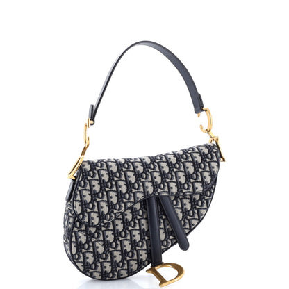 クリスチャン・ディオール サドルハンドバッグ オブリークキャンバス ミディアム