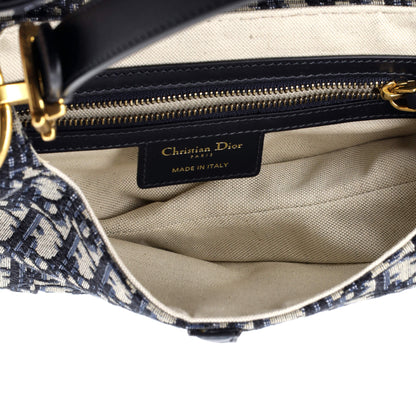 クリスチャン・ディオール サドルハンドバッグ オブリークキャンバス ミディアム