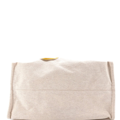 エルメス ラ・プラージュ ビーチ トートバッグ プリントキャンバス