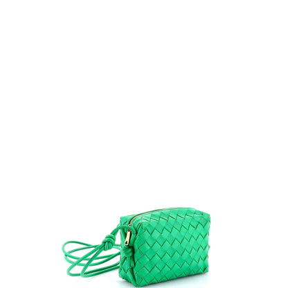 ボッテガヴェネタ ループクロスボディバッグ イントレチャート ナッパ ミニ