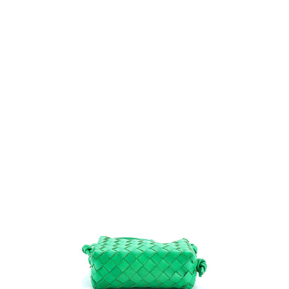 ボッテガヴェネタ ループクロスボディバッグ イントレチャート ナッパ ミニ