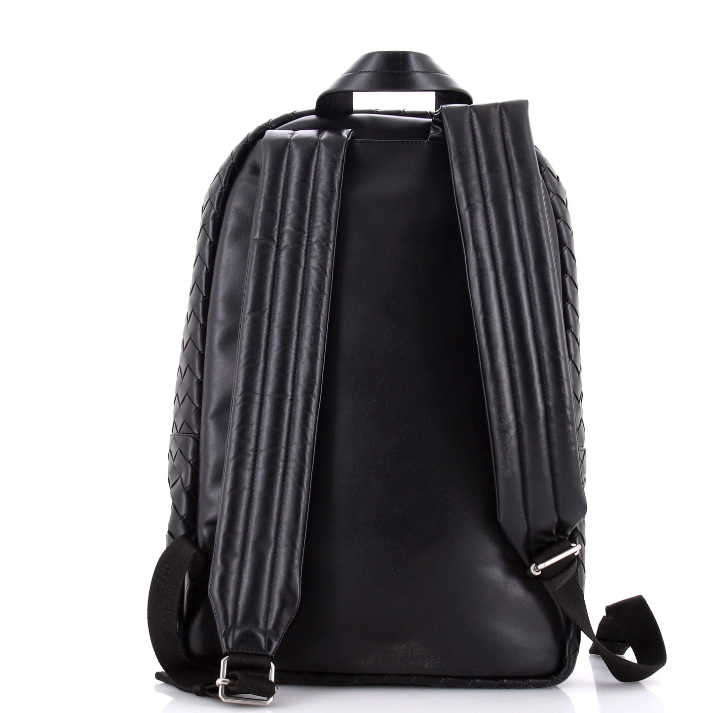 ボッテガ ヴェネタ フロントポケット バックパック イントレチャート レザー ミディアム