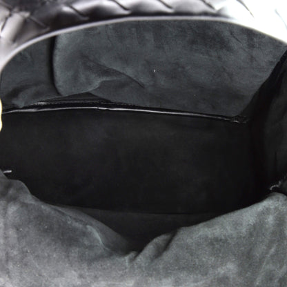 ボッテガ ヴェネタ フロントポケット バックパック イントレチャート レザー ミディアム