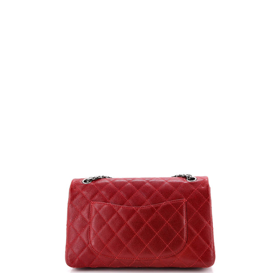 シャネル リイシュー 2.55 フラップバッグ キルティング キャビア 226