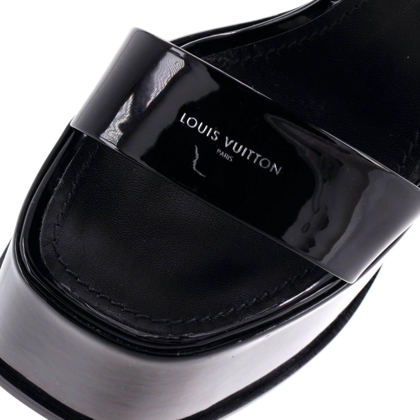 ルイ・レディース フェイム プラットフォーム サンダル パテント