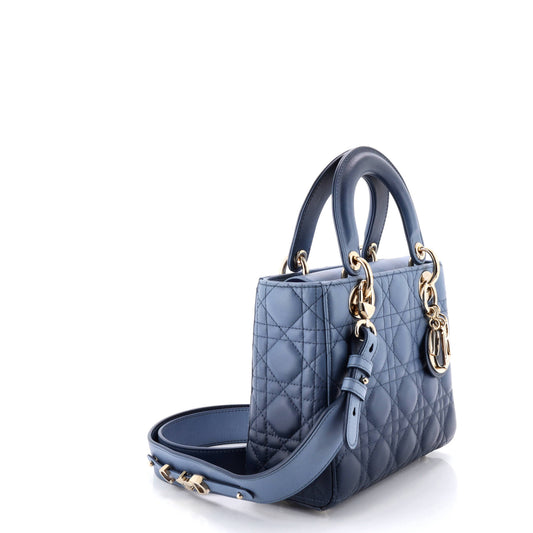 クリスチャン・ディオール マイABCディオール レディディオール バッグ カナージュ キルト グラデーション ラムスキン スモール