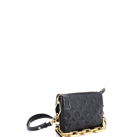 ルイ・ヴィトン クッションバッグ モノグラム エンボス加工 ラムスキン BB