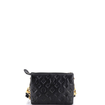 ルイ・ヴィトン クッションバッグ モノグラム エンボス加工 ラムスキン BB