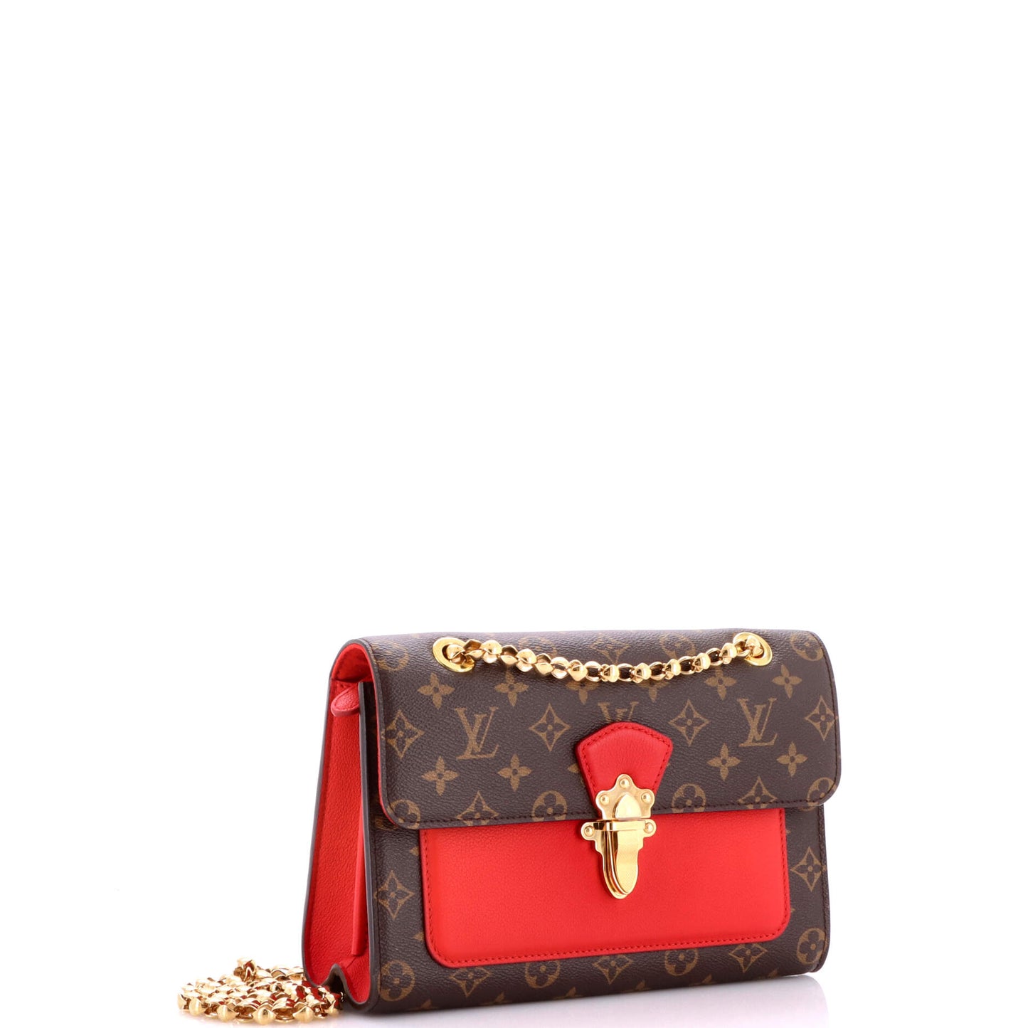 ルイ・ヴィトン ヴィクトワール ハンドバッグ モノグラム キャンバス＆レザー