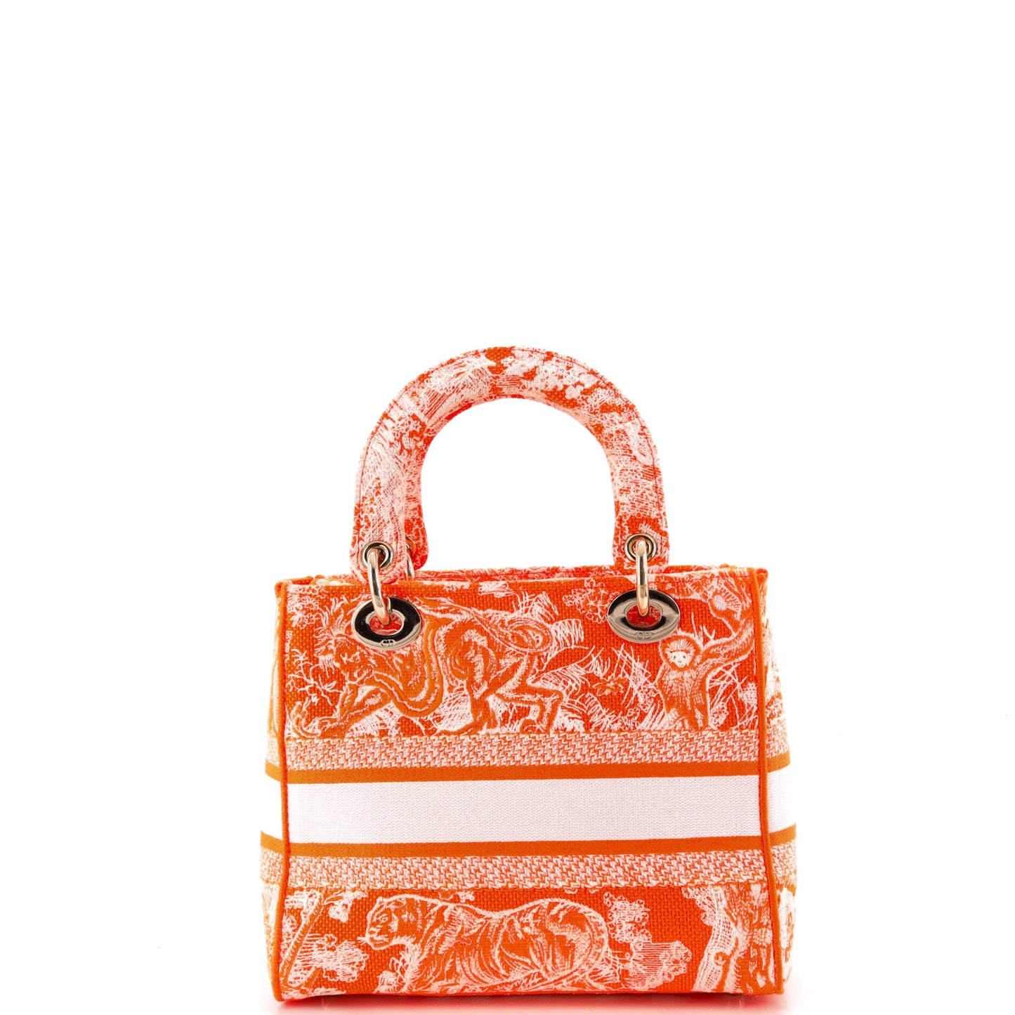 Christian Dior トワル ドゥ ジュイ レディ D-Lite バッグ 刺繍入りキャンバス