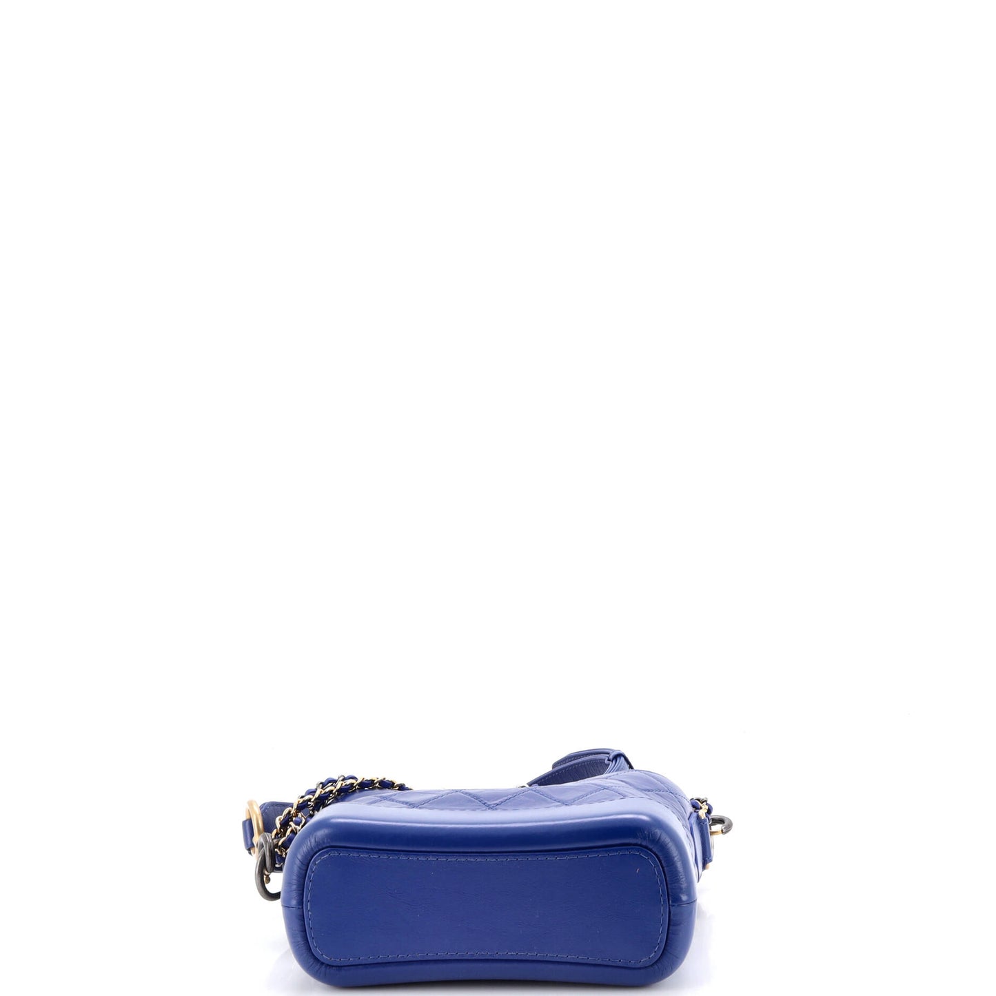 シャネル ガブリエル ホーボー ロゴ ハンドル キルティング エイジドカーフスキン スモール