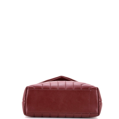 サンローラン ルルショルダーバッグ マトラッセ シェブロン レザー スモール