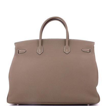 エルメス バーキン ハンドバッグ グレートゴ パラジウム金具 40