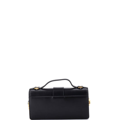 クリスチャン・ディオール 30 モンテーニュ チェーン フラップバッグ レザー イーストウエスト