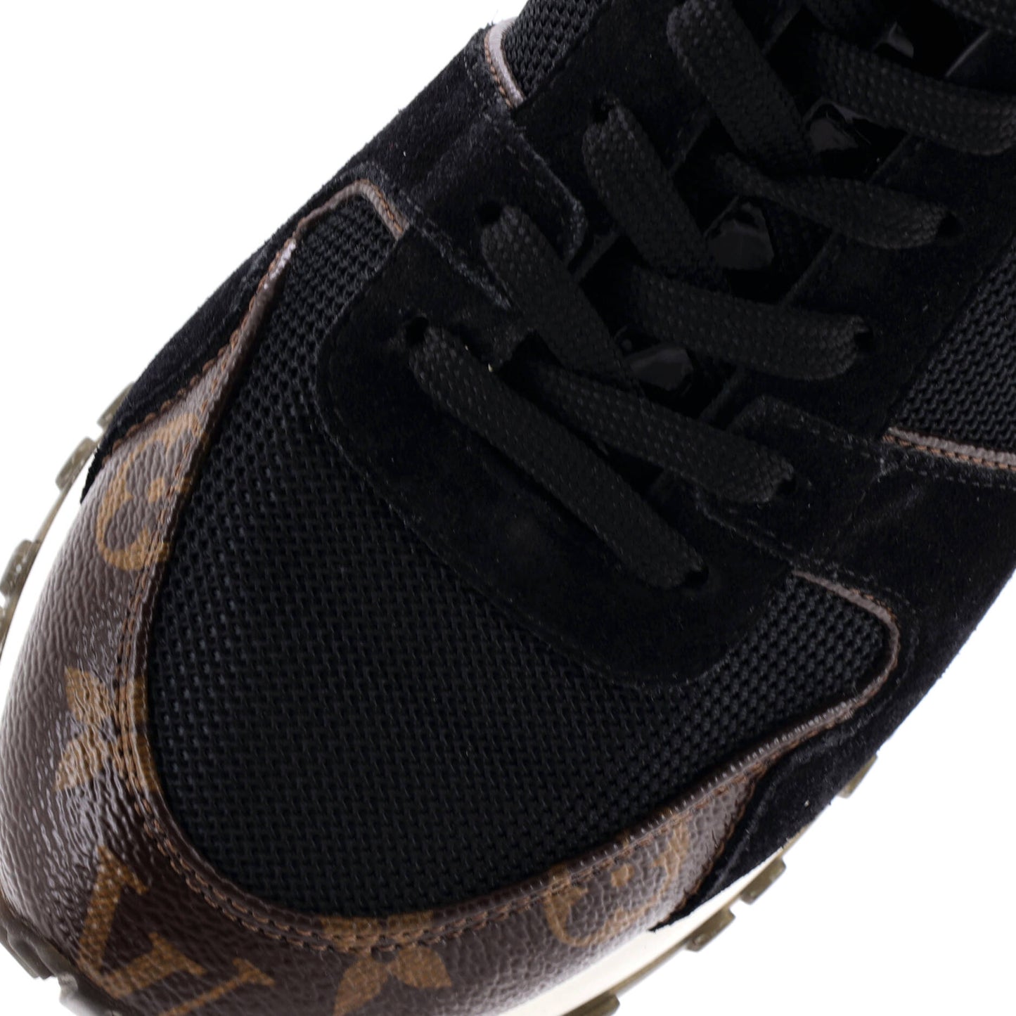 ルイ・ヴィトン レディース マラソンアウェイ メッシュ モノグラムキャンバス＆スエード