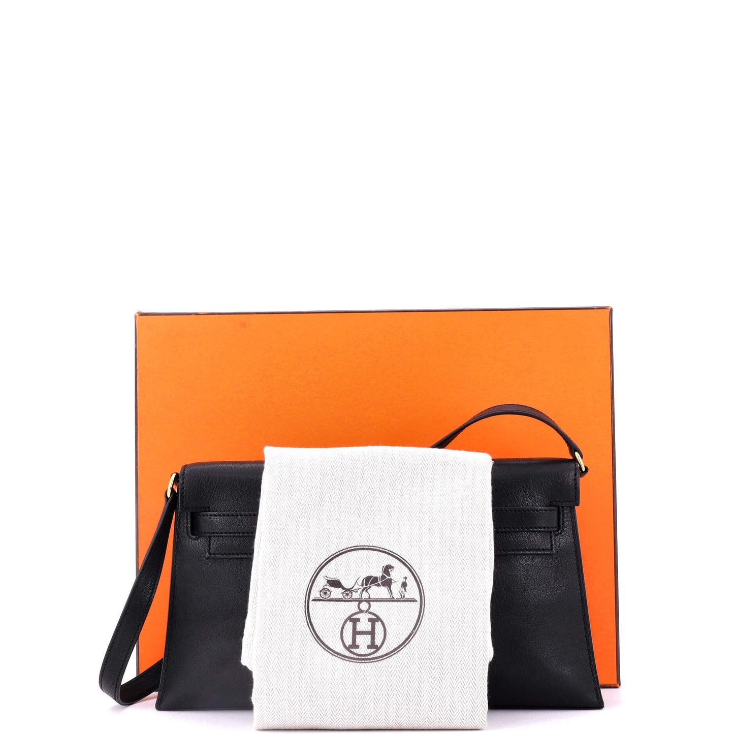 エルメス ケリーエラン ショルダーバッグ シェーブル チャムキラ