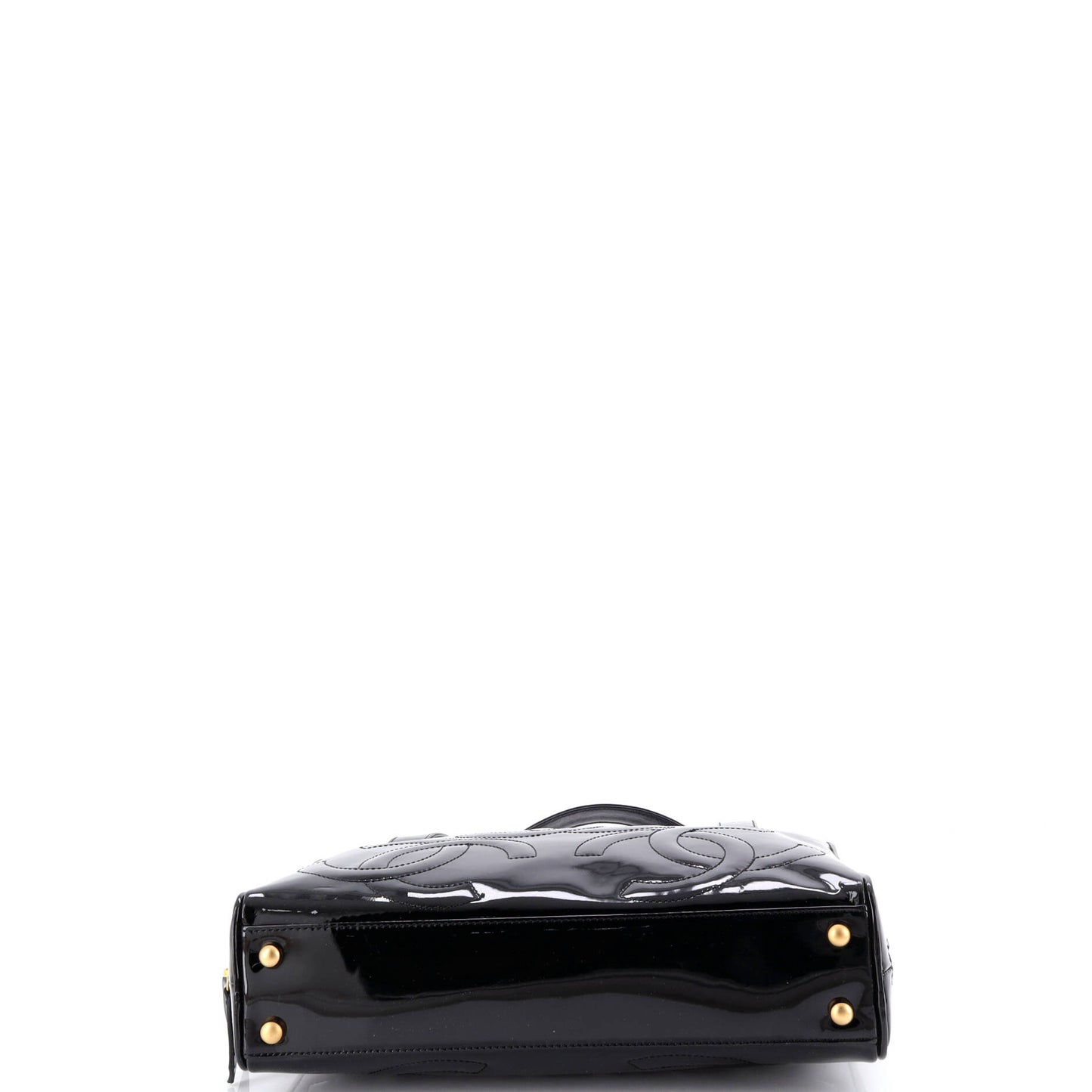 シャネル トリプルCC トートバッグ パテント ミディアム