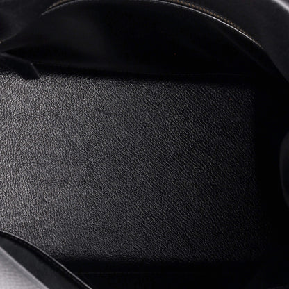 エルメス ケリー ハンドバッグ ブラック アルデンヌ ゴールド金具 35