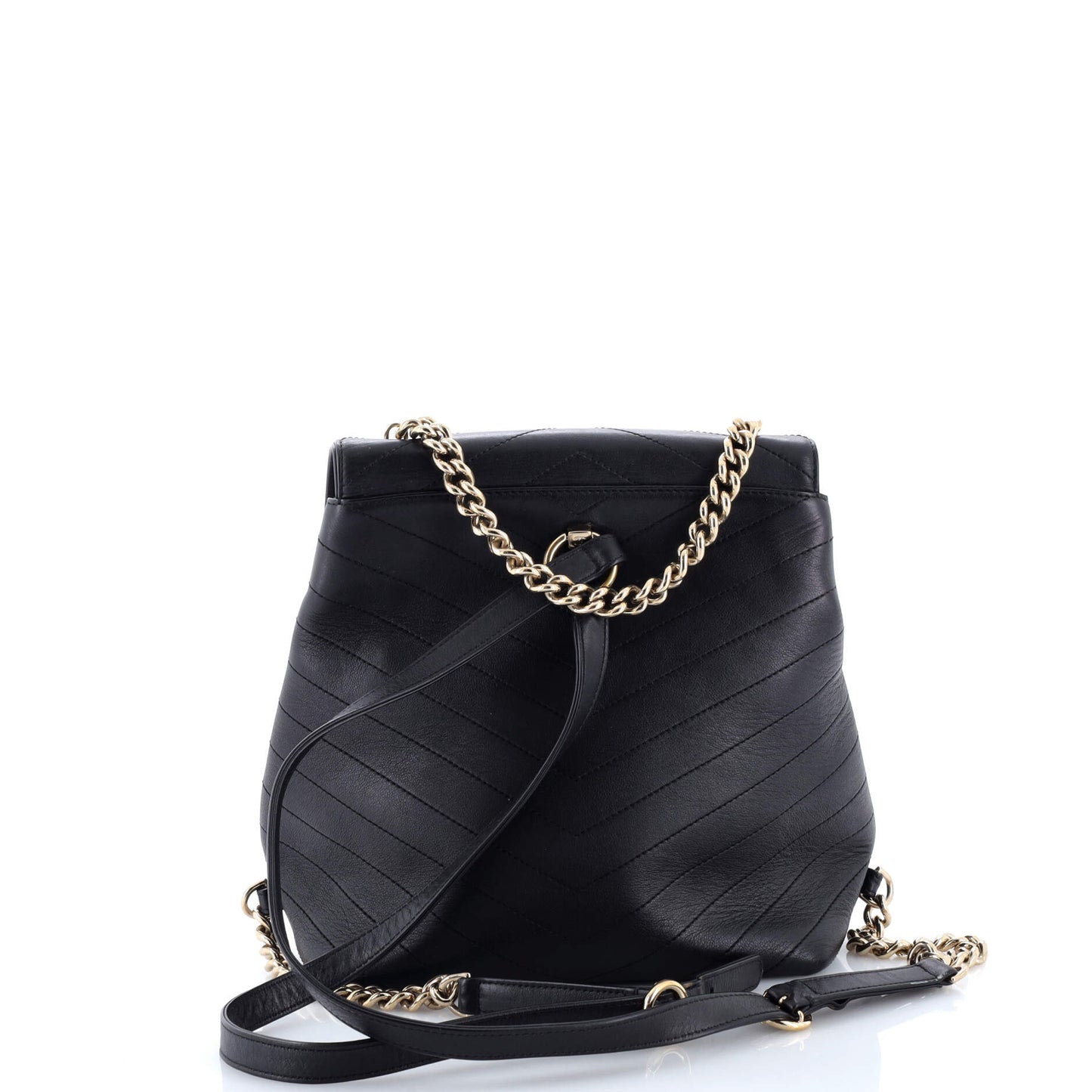 シャネル ココ シェブロン バックパック ステッチカーフスキン スモール