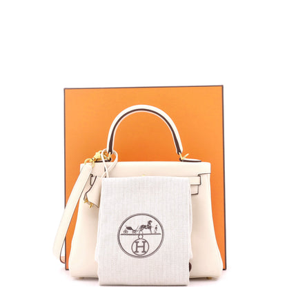 エルメス ケリー ハンドバッグ ライトスイフト ゴールド金具 25