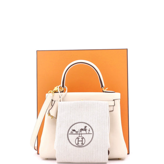 エルメス ケリー ハンドバッグ ライトスイフト ゴールド金具 25