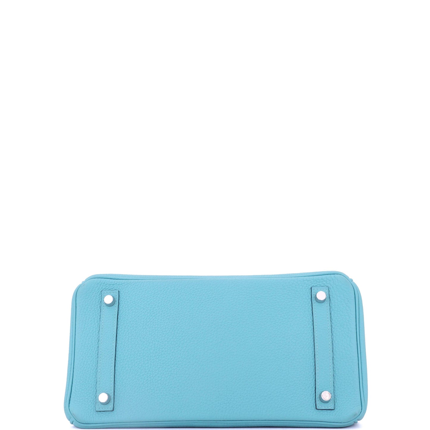 エルメス バーキン ハンドバッグ ブルー トゴ パラジウム金具 30