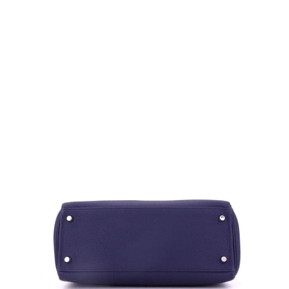 エルメス ケリー ハンドバッグ ブルートゴ パラジウム金具 28