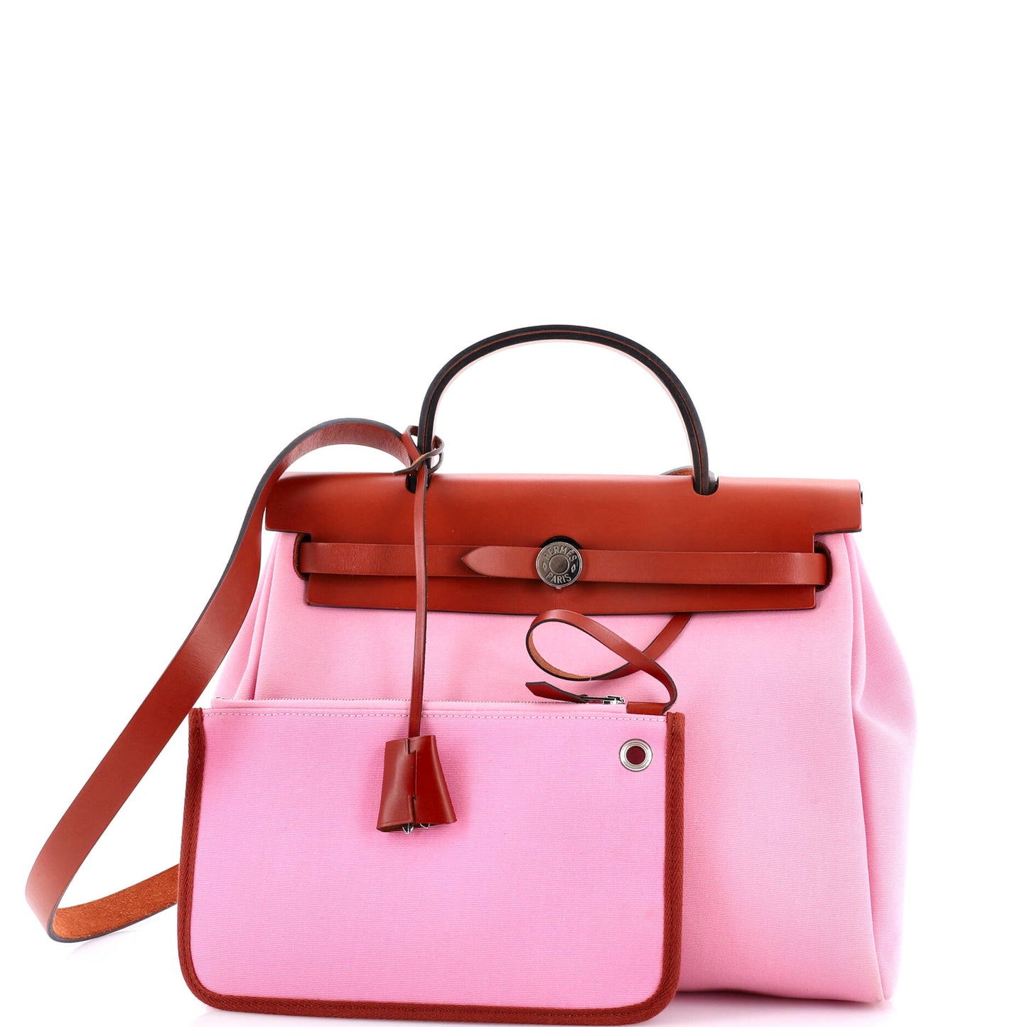 エルメス エルバッグ ジップレザー＆トワル 31