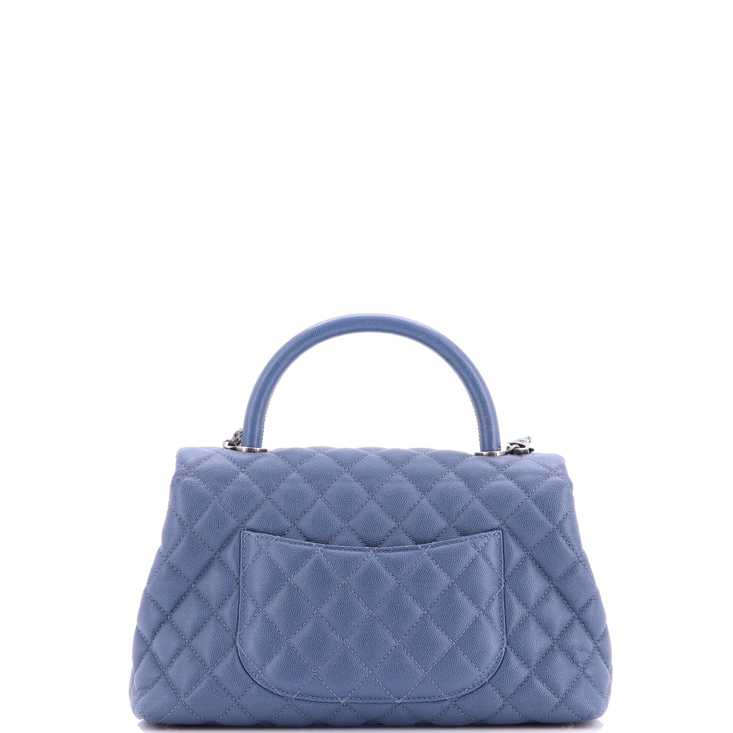 シャネル ココハンドル トップバッグ キルティング キャビア スモール