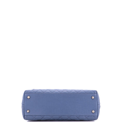 シャネル ココハンドル トップバッグ キルティング キャビア スモール