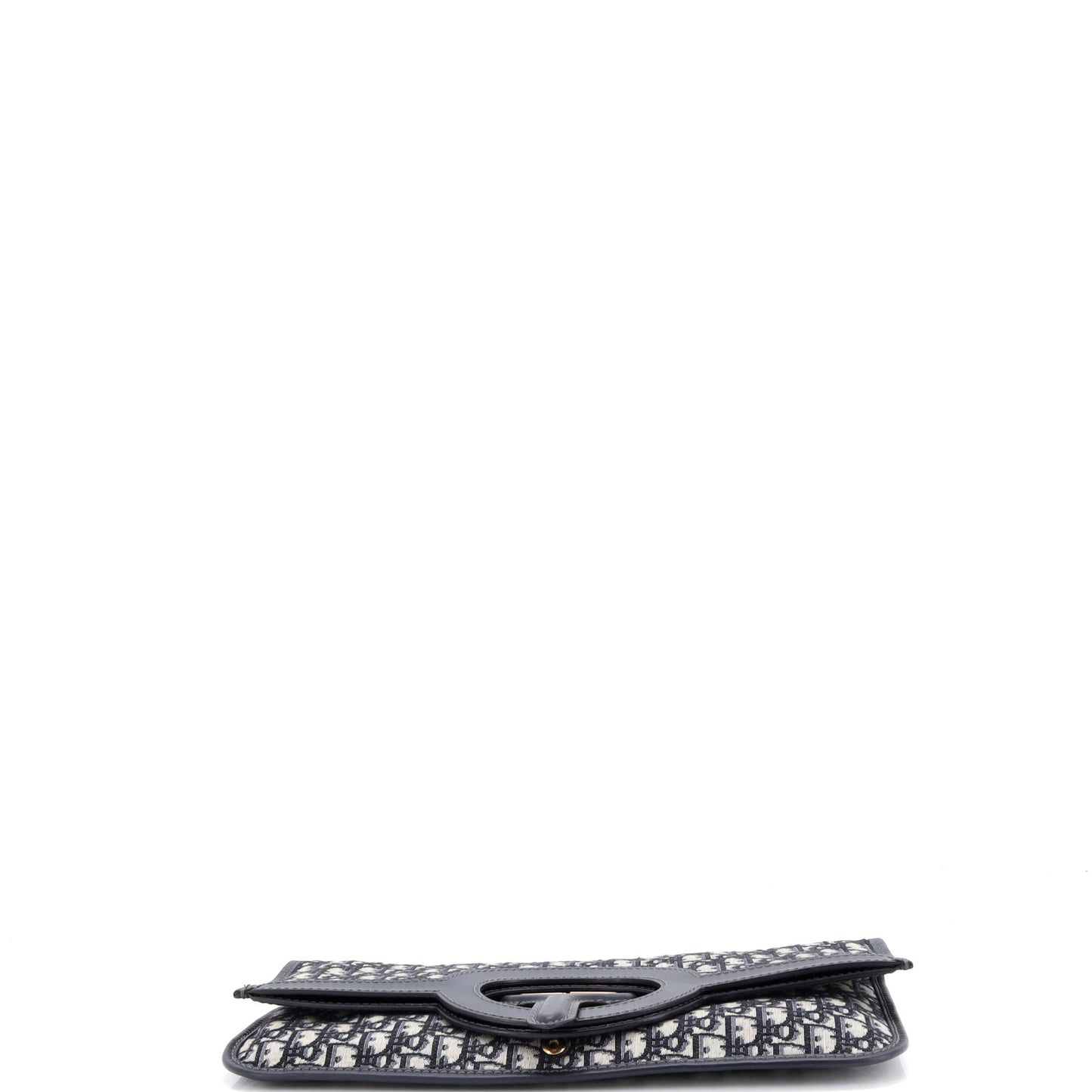 クリスチャン・ディオール フォールドオーバー クラッチ オブリーク キャンバス