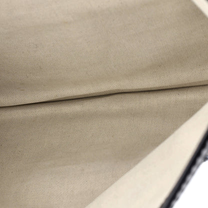 クリスチャン・ディオール フォールドオーバー クラッチ オブリーク キャンバス