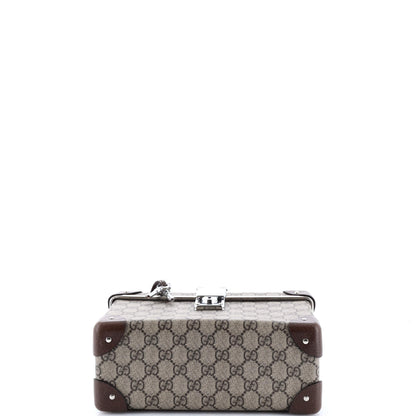 グッチ バンブー グローブ・トロッター バニティケース GGコーティングキャンバス