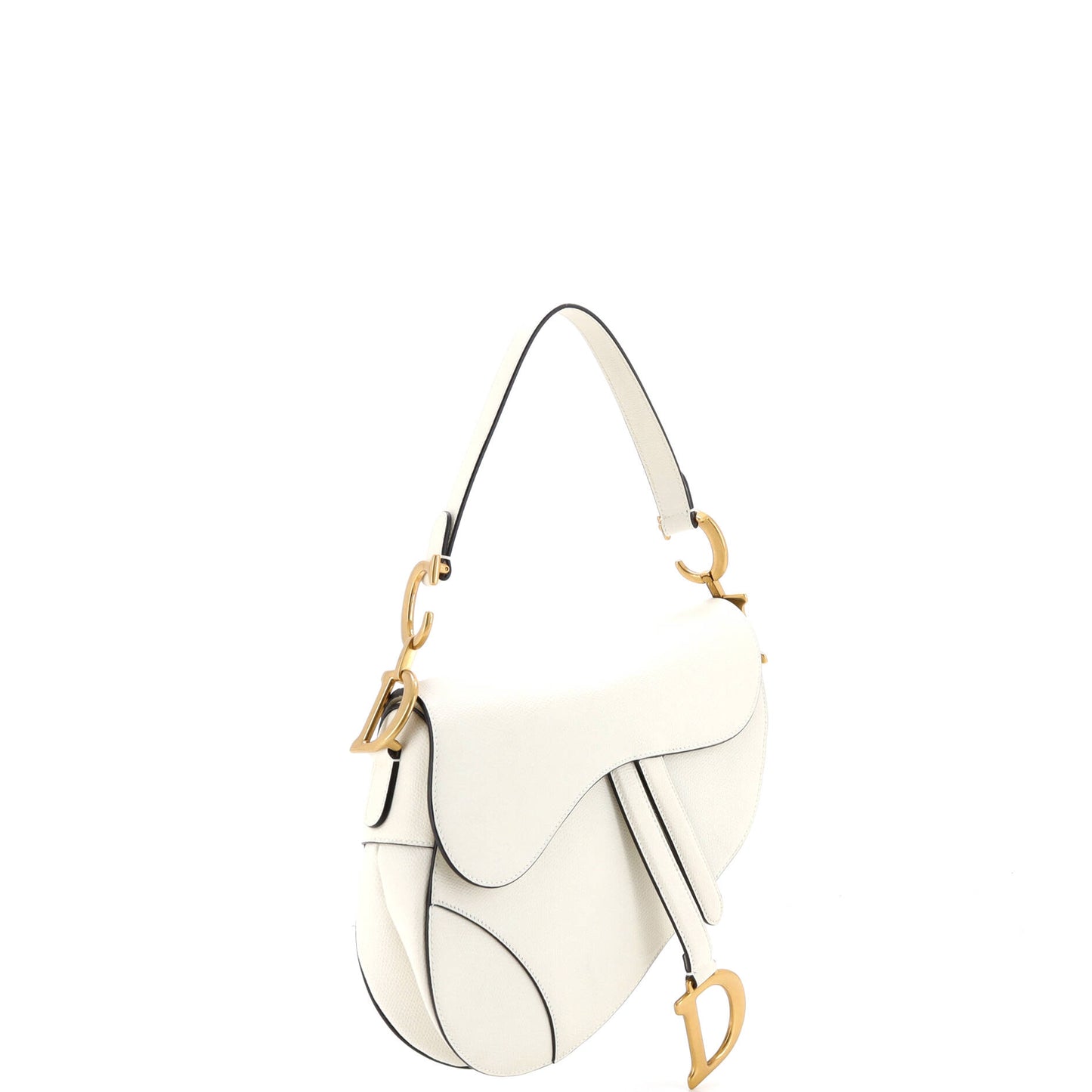 クリスチャン・ディオール サドルハンドバッグ レザー ミディアム