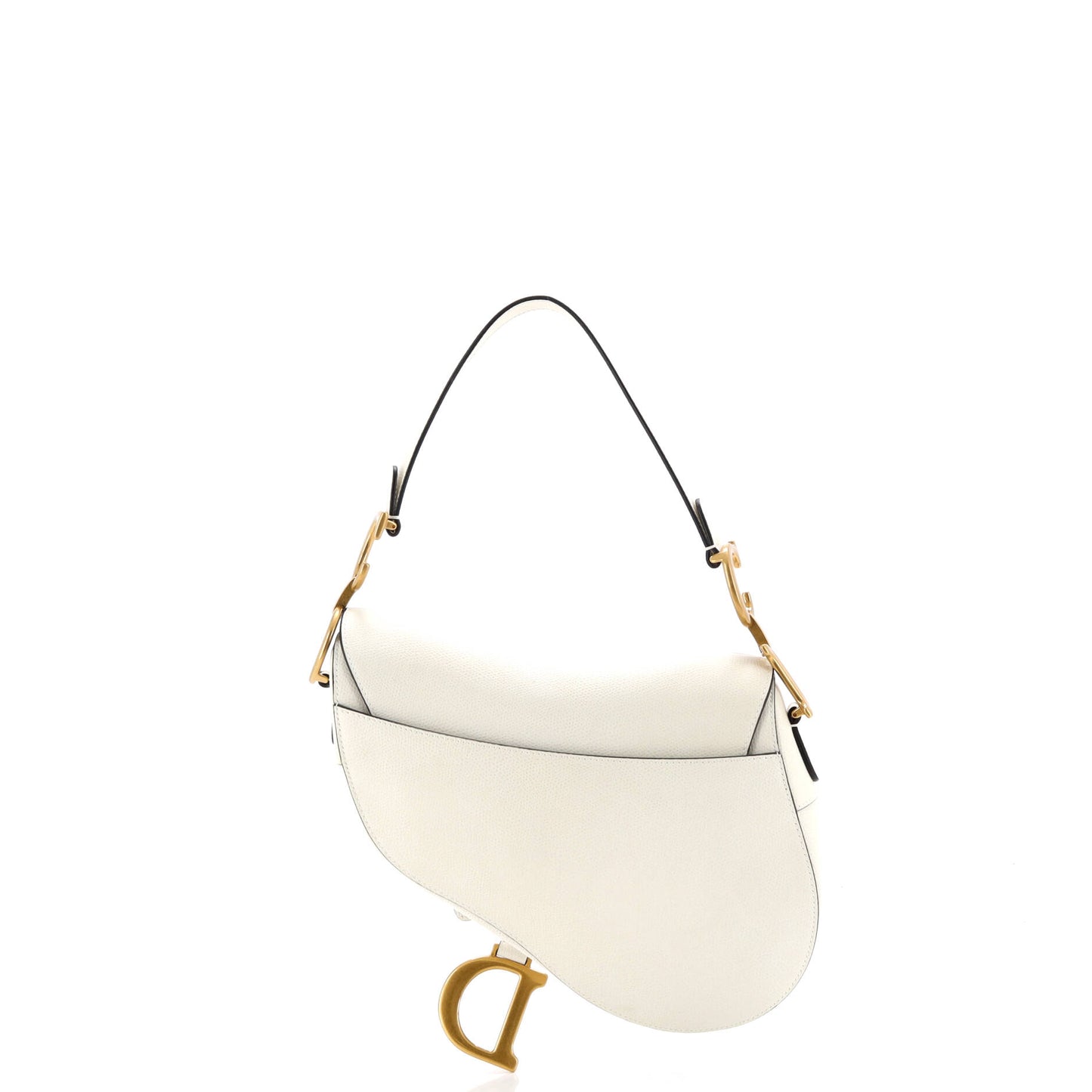 クリスチャン・ディオール サドルハンドバッグ レザー ミディアム