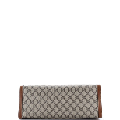 グッチ パドロック チェーン トート GGコーティングキャンバス レザー ミディアム