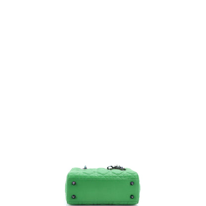 クリスチャン・ディオール レディ・ディオール バッグ カナージュ キルト ラムスキン レインボー金具 スモール