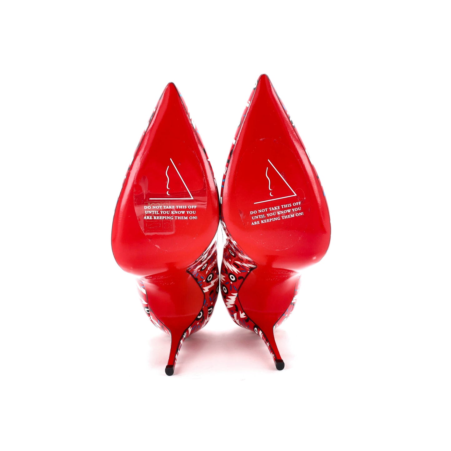 クリスチャン・ルブタン レディース ピガール フォリーズパンプス プリントパテント 100