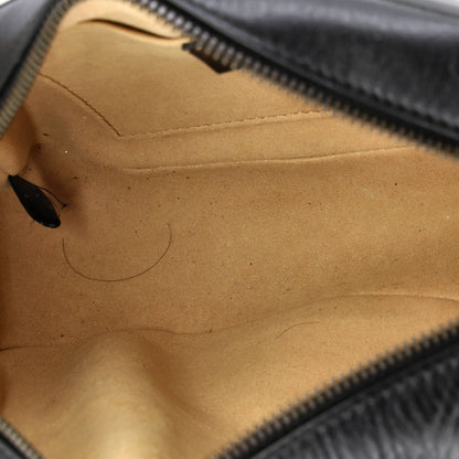 グッチ GGマーモント ショルダーバッグ マトラッセ レザー スモール