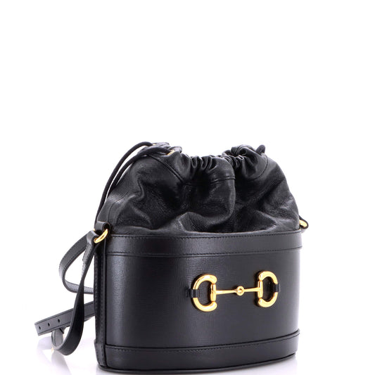 グッチ ホースビット 1955 バケット クロスボディバッグ レザー スモール