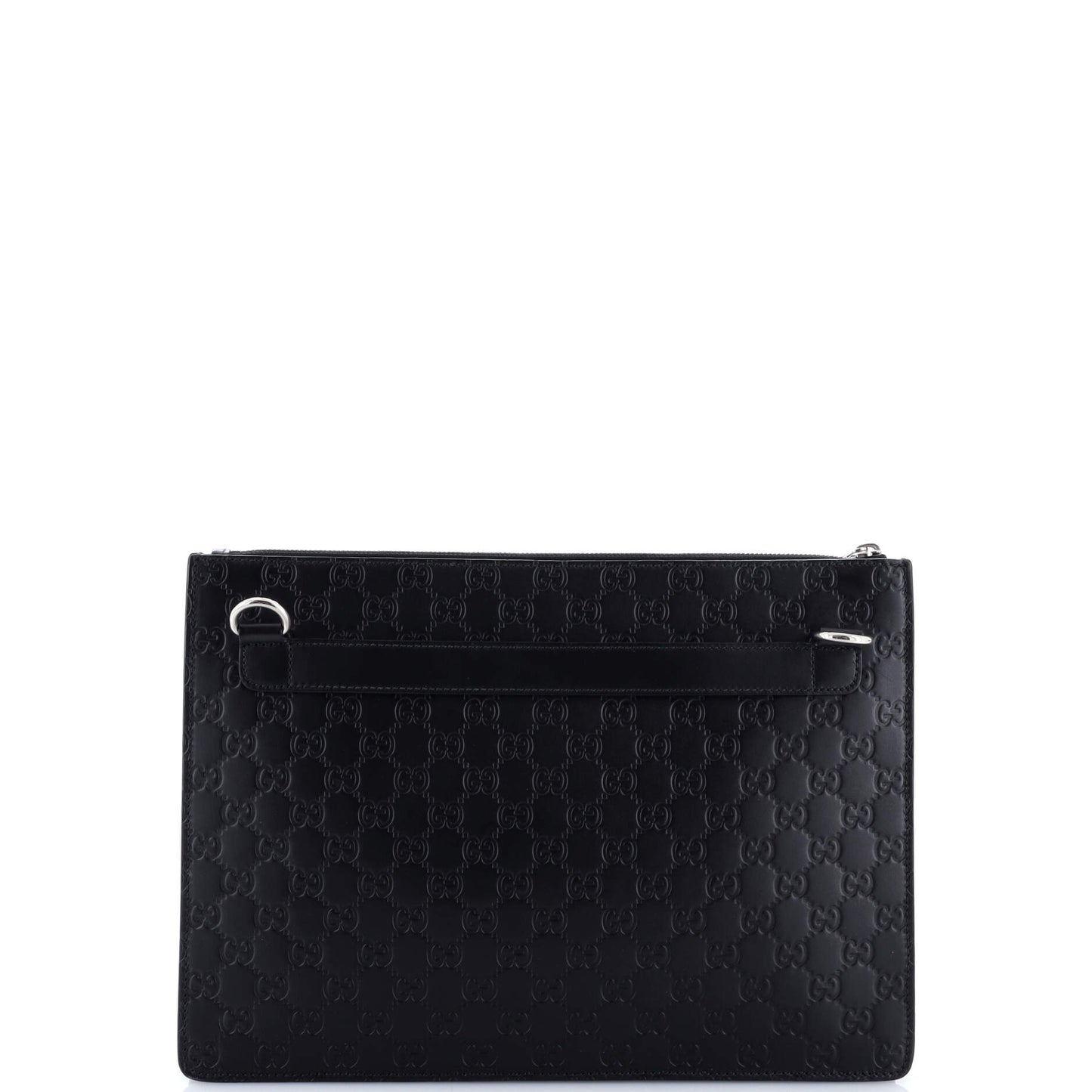 グッチ ジップメッセンジャーバッグ グッチッシマ レザー ラージ