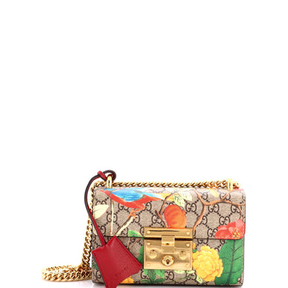 グッチ パドロックショルダーバッグ ティアンプリント GGコーティングキャンバス スモール